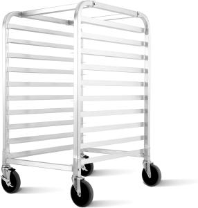Quality Rk Bakeware China Foodservice 36527 Commercial 10 Tier Aluminum Sheet Pan Rack Bun Pan Rack wholesale