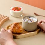 Vintage Eco Desserts Wooden Serving Tray Wood Breakfast Plates With 3 Slots