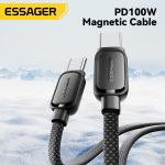 Fast Charge Magnetic Absorption Cable USB C to USB C Cord 60W 100W ES-X56 Series