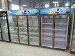 1860L Upright Glass Door Display Freezer 110V To 240V 3 Door