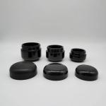 15ml 30ml 50ml Lady cream black jar serise empty cosmetic glass bottles
