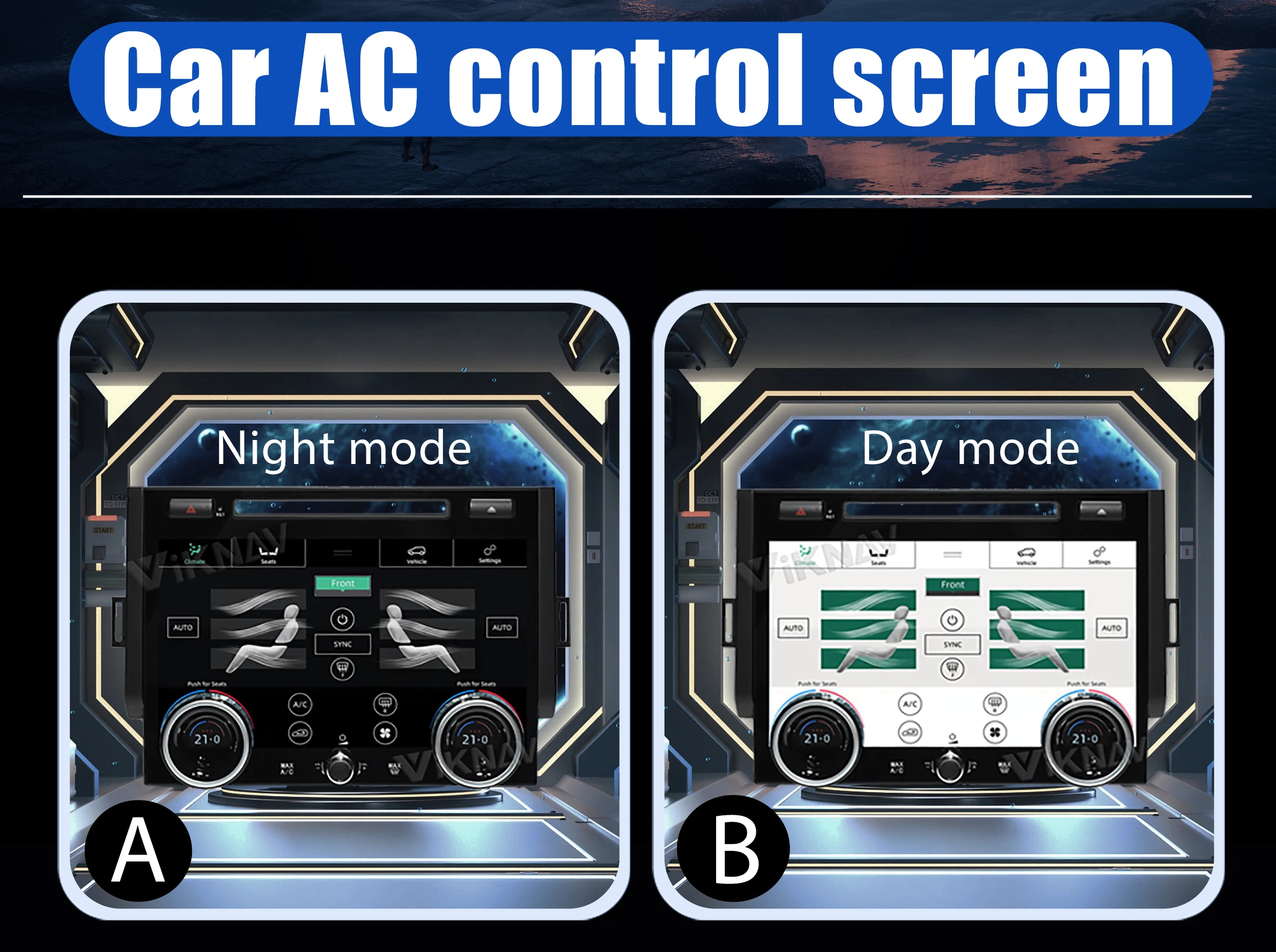 10.4 inch AC Panel Newest Generation For Range Rover Sport L494 2013-2017 Air Condition Board Climate Control LCD Touch