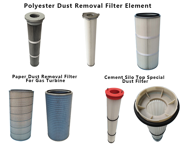 99.99% Polyester Coalescing Filter Cartridge Flat Type Dust Filter