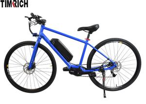 Quality 9 Gear Speeds Electric Battery Powered Bike 350W TM-KV-7010 With Middle Motor wholesale