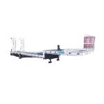 3 Axles 65tons Heavy Duty Lowbed Low Loader Lowboy Truck Semi Trailer for Heavy