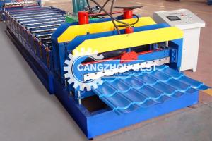 Quality Building Material Glazed Tile Roll Forming Machine Single Sink Zinc Sheet Metal wholesale