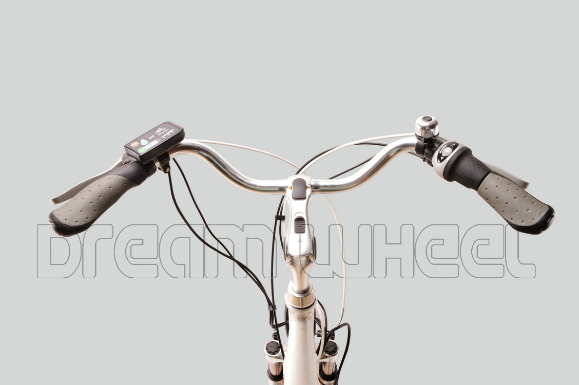 25km/H Electric City Bicycle 700C Front Wheel Gear Motor Roller Brake