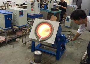 Quality Small Capacity 20kg 30kg Aluminum Melting Furnace With Manual Tilting wholesale