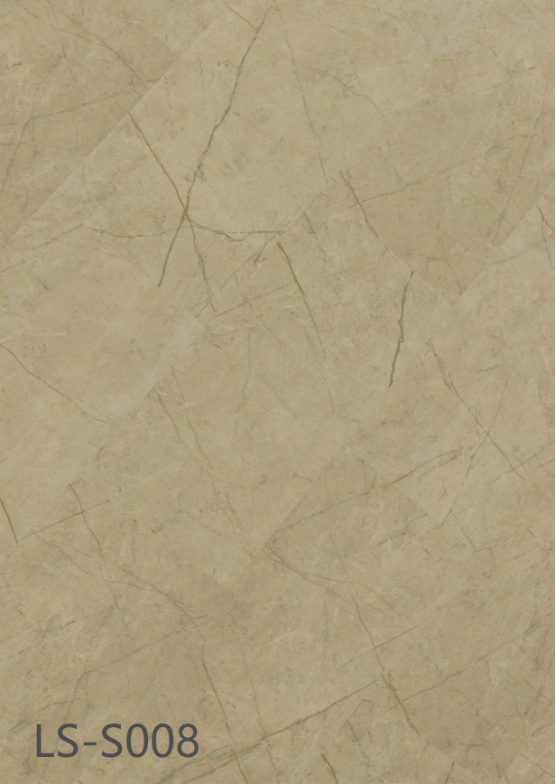 Anti Slip Marble Vinyl Flooring Unilin Click Waterproof GKBM LS-S008
