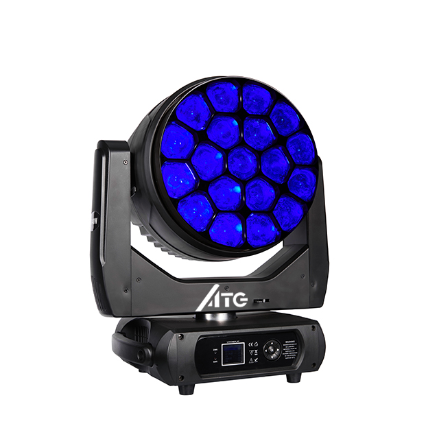 ATG Pixel Control Lens Rotation Dmx512 Control 19pcs*40w 4in1 Bee Eye 40w Event Light