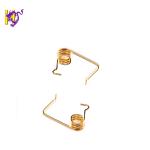 Small High Torque Gold Zinc Plating Carbon Steel Torsional Springs