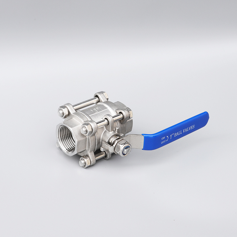 3PC Screwed Strainless Steel Ball Valve