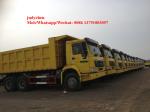 Yellow Sinotruk Howo 6x4 371hp Heavy Duty Dump Truck