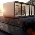 Mobile Modern Design Style Luxury Capsule Hotel Apple Cabin Space House