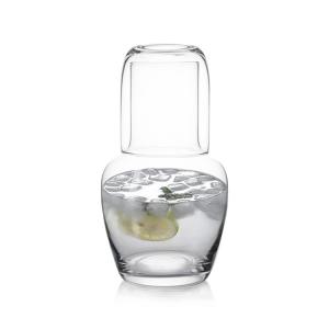 Quality 1L handmade Glass Water Carafe With Tumbler wholesale