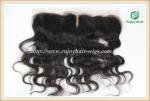 Brazilian virgin hair lace frontal 13''x4'' ,natural color body wave 10''-24''L
