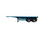 20FT 2 Fuwa Axle Semi Truck Flatbed Trailer 13t