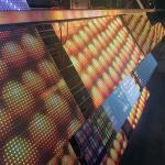 P10 LED Display Screen Ultrathin Business Transparent Glass Adhesive LED