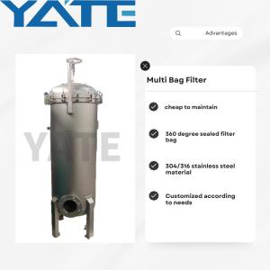 Quality High Pressure Multi Single Filter Housing 304 316L Ss Bag Filter wholesale