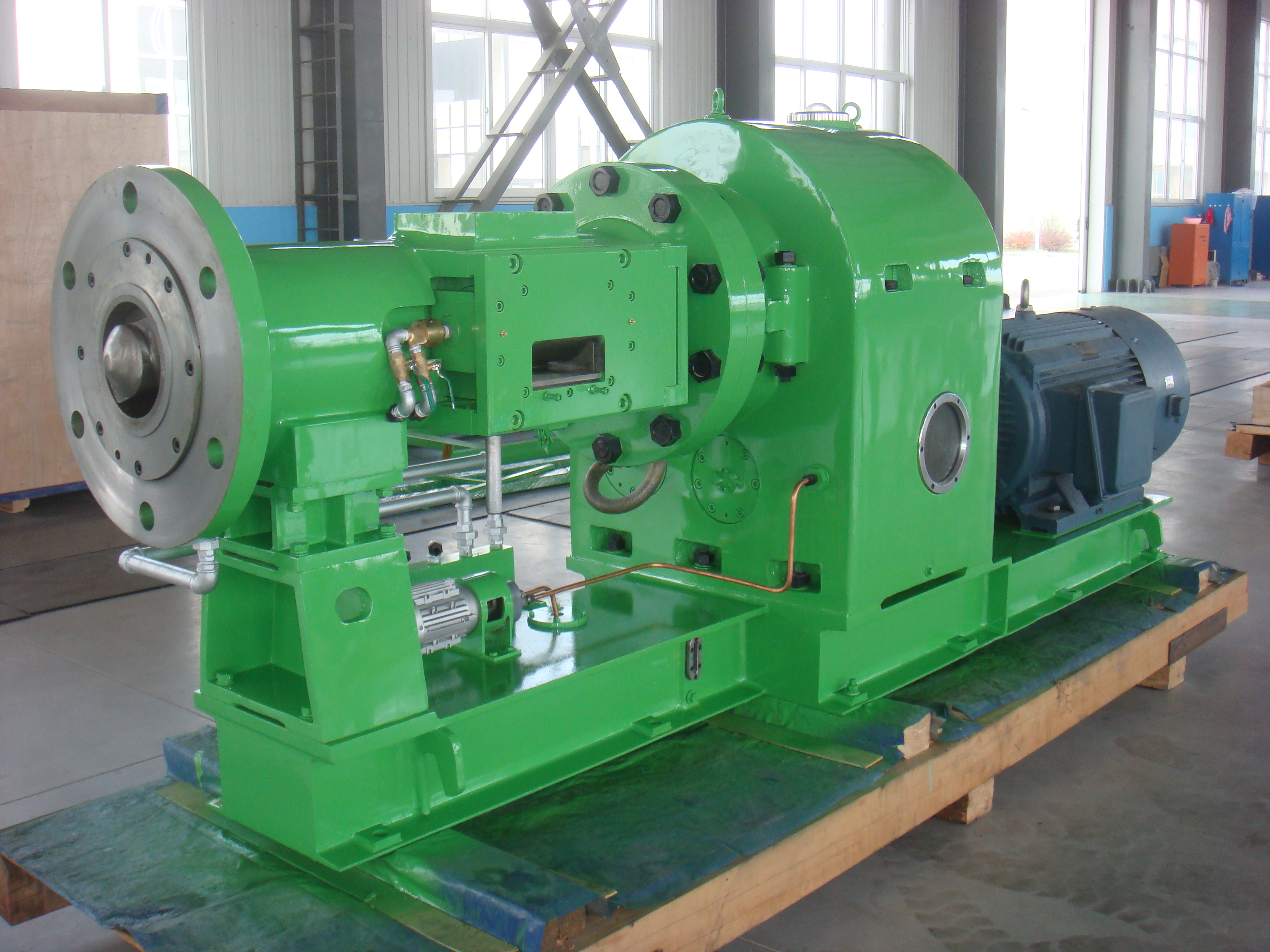 CE ISO9001 Approved Rubber Extruder Machine for Tire Making Plant Motor Power kw 185