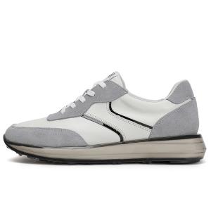 Quality 39Size White Grey Casual Genuine Leather Shoes Suede Upper wholesale