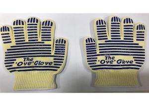 Quality Kelvar Fiber Coating Heat Resistant BBQ Gloves Polyester Inner Materials wholesale