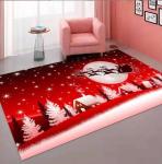 Cartoon Merry Christmas Patterns Living Room Floor Carpets