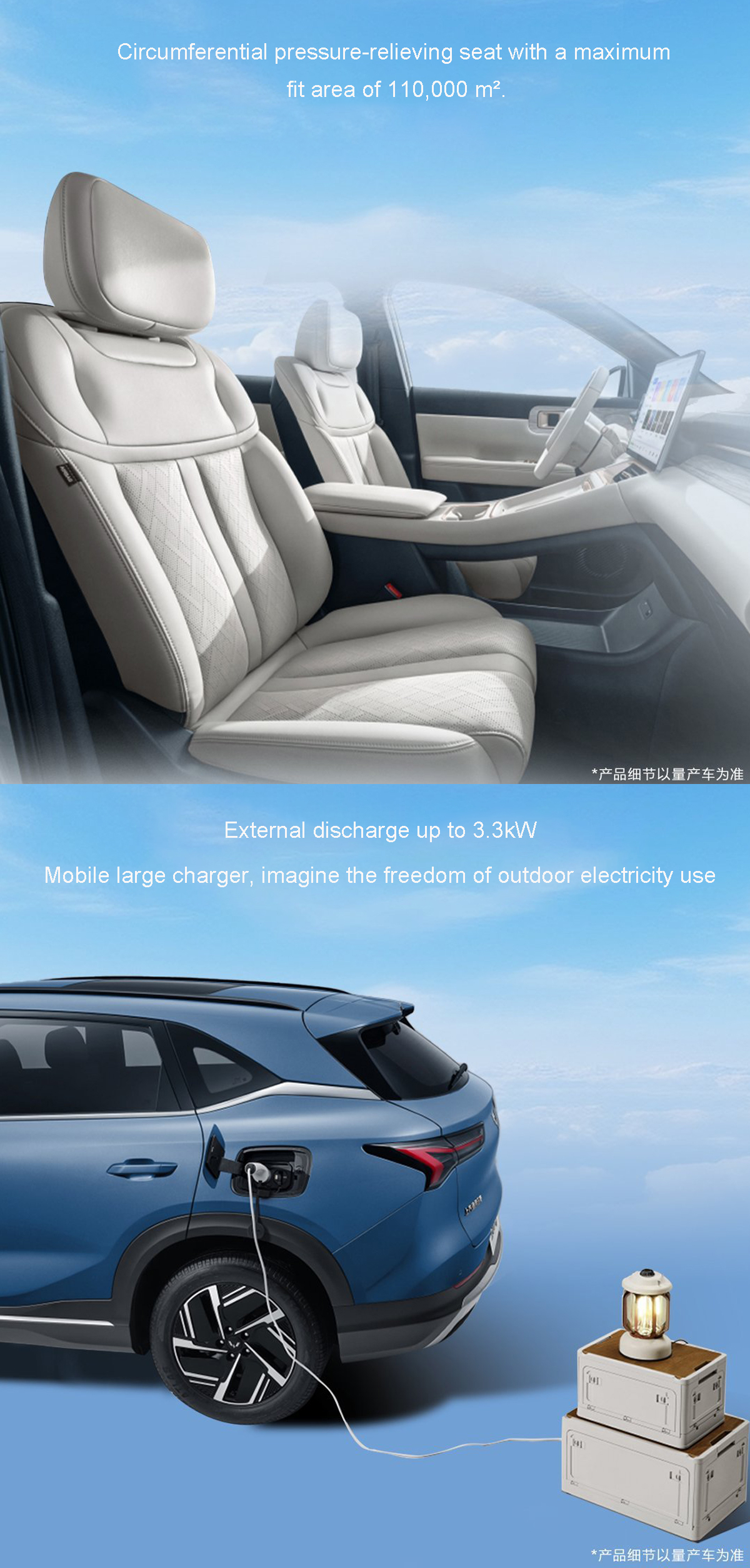 Charging Time 0.5 Hour Wuling XingguangS Long Range Electric Car SUV 2024