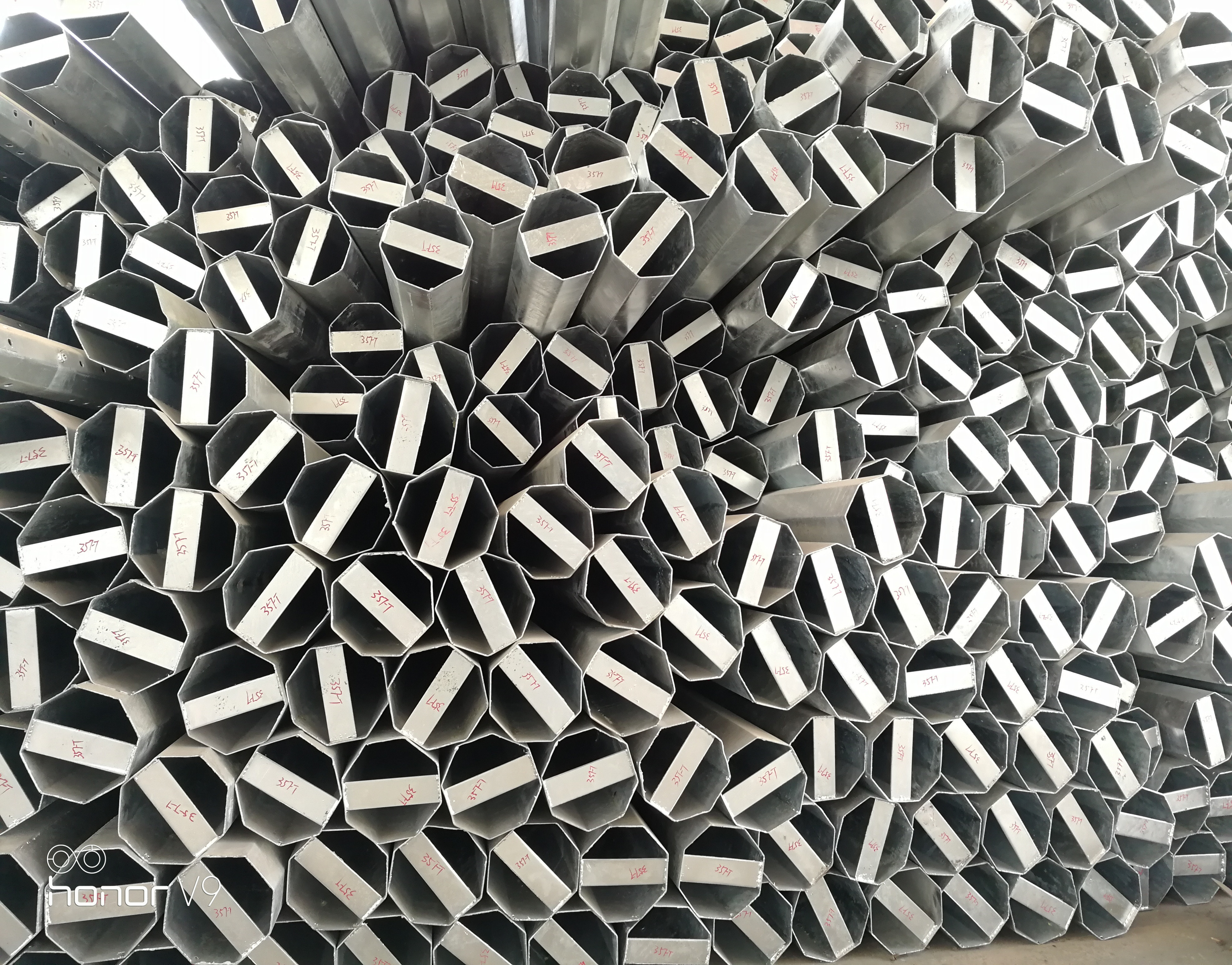 Philippines Nea Standard 35FT Hot Dip Galvanized Steel Pole