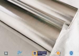 Quality 7/14/18μ Heat Sealing Aluminium Foil Backed Fiberglass Fabric Satin Weave wholesale
