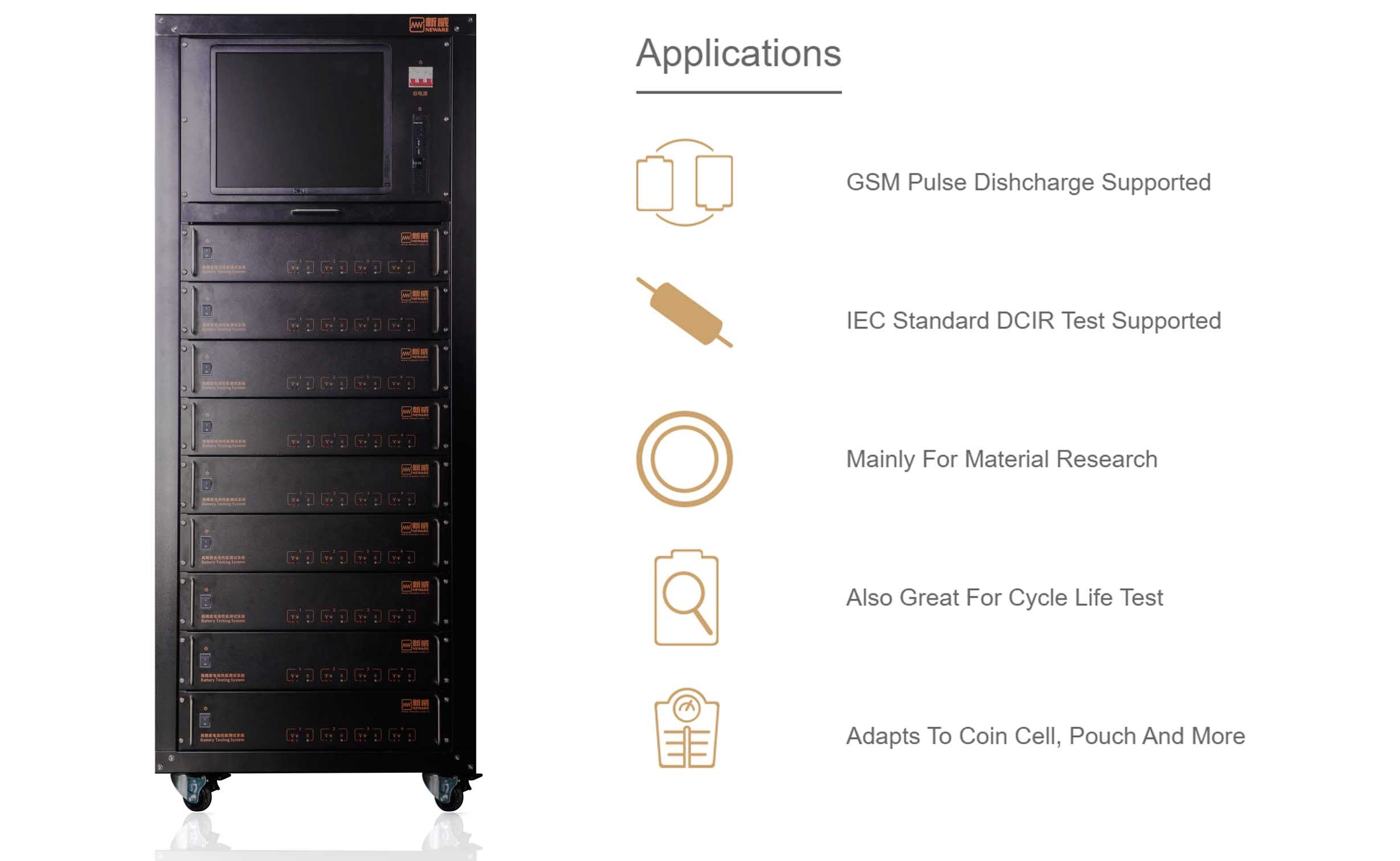 1000Hz dQdV Curve GITT Lithium Ion Battery Analyzer