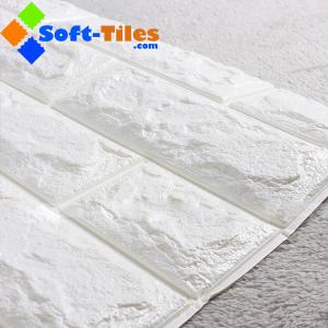 Quality White 70x77cm Xpe Foam Wall Stickers 3d Wallpaper 4mm Thickness wholesale