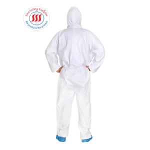 Quality 4 Thread Type 5 6 Disposable Painting Coverall Anti Static Disposable Chemical Suit wholesale
