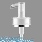Shampoo Pump Bottle, Luxury Silver Cosmetic Packaging Face Cream Serum Essence