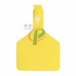 Yellow Sheep And Goat Tags / Plastic TPU Pig Ear Tag Livestock Identification