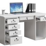 Commercial Furniture Steel Office Computer Desk Single with Locking Drawer
