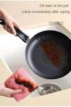 KILINE Kitchen Dish Cloth 25*25cm Hanging Household Cleaning Wiping Rag Dish