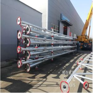 Quality Hot Dip Galvanized Steel Space Frame Truss S355JR Decoiling Rigid wholesale