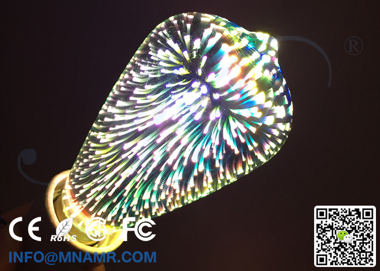 Fantasy Shop Decorative Lighting 3D Edison Light Bulb ST64 G80 G95 A19
