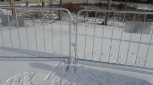 Quality Full Hot Dipped Galvanized Crowd Control Barriers 1100mm X 2200mm wholesale