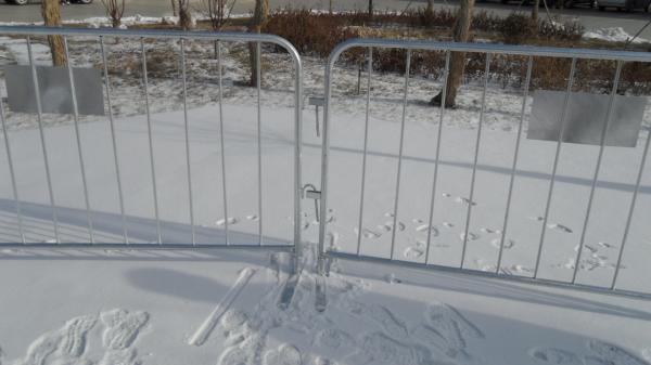Full Hot Dipped Galvanized Crowd Control Barriers 1100mm X 2200mm