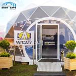 500 People Steel Geodesic Dome Tent , Interior Decoration Geodesic Event Domes