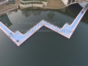 China Floating Bridge Float Pontoon Bridge on sale