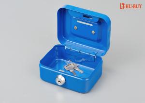 Quality Small Portable Coin Saving Money Safe Box / Cash Money Box With Lock wholesale