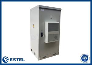 Quality Anti Corrosion 40U IP55 Outdoor Telecom Cabinet With AC Front Door Maintenance wholesale