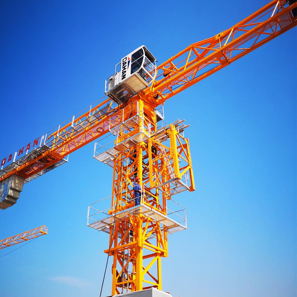 Tower Crane 40 Ton Capacity Zoomlion's Latest Telescopic Luffing jib Design For 2020