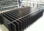 Low Carbon Steel Pipe Security Garrison Fence Panels Spear Top Steel Fence