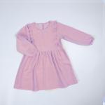 Boutique Pink Princess Dress Corduroy Fabric For Birthday Party