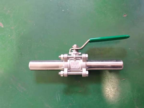 Cheap Long Neck Welded Clamp 150lb - 2500lb 3pcs Ss Ball Valve for sale