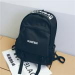 New Korean version of solid color backpack fashion trend Japanese and Korean